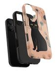 Tough iPhone Case - Black Cats and Dandelions