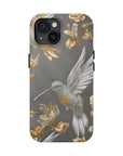 Tough iPhone Case - Flight & Floral Splendor