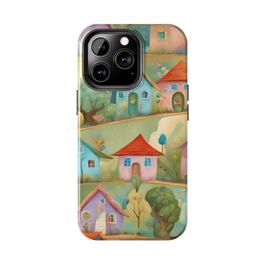 Tough iPhone Case - Joyful Village