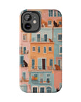 Tough iPhone Case - The Balcony Cat Chronicles