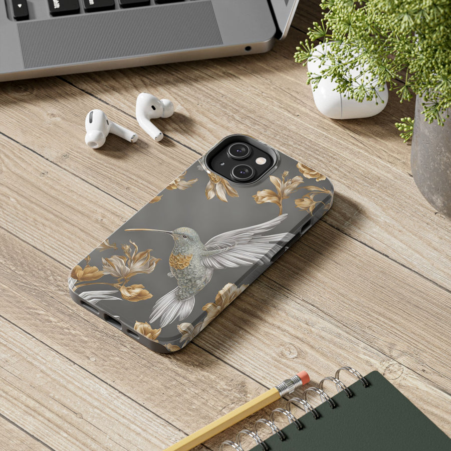 Tough iPhone Case - Flight & Floral Splendor