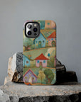 Tough iPhone Case - Joyful Village