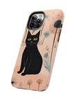 Tough iPhone Case - Black Cats and Dandelions