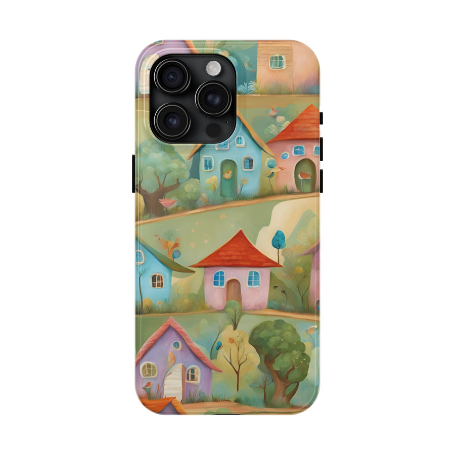 Tough iPhone Case - Joyful Village