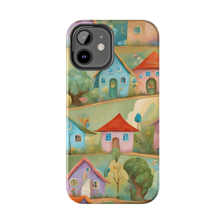 Tough iPhone Case - Joyful Village