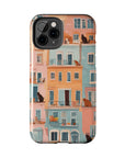 Tough iPhone Case - The Balcony Cat Chronicles