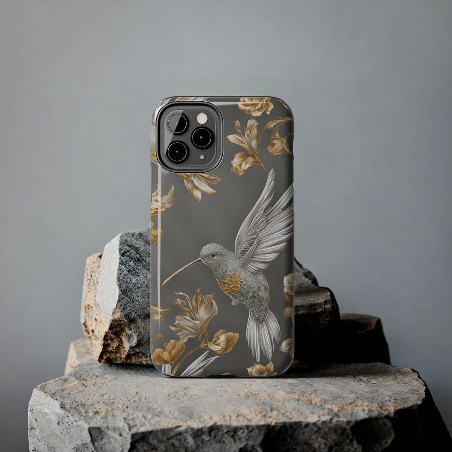 Tough iPhone Case - Flight & Floral Splendor