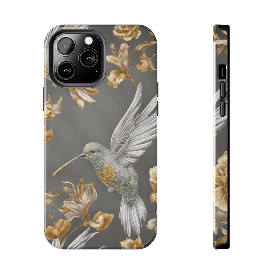 Tough iPhone Case - Flight & Floral Splendor