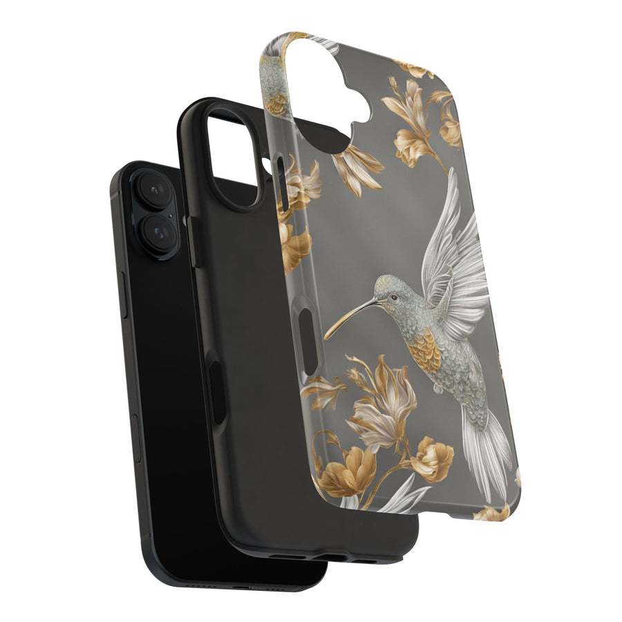 Tough iPhone Case - Flight & Floral Splendor