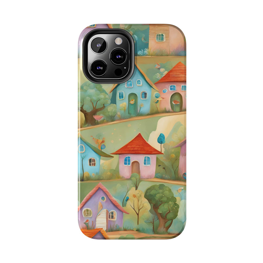 Tough iPhone Case - Joyful Village