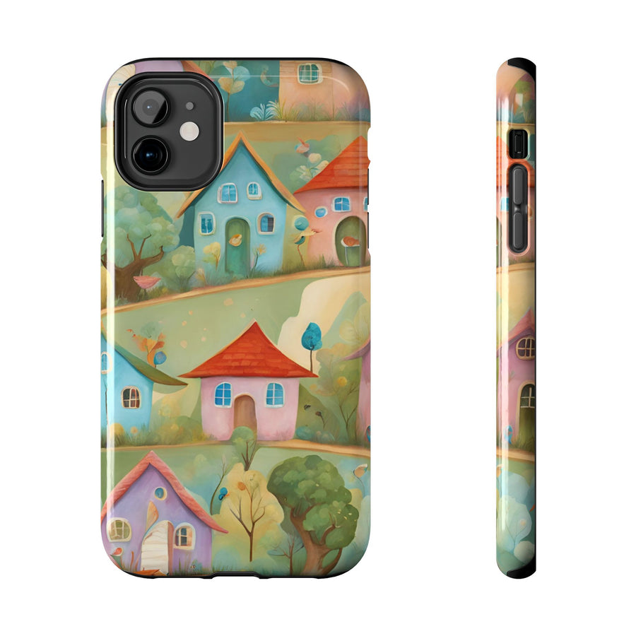 Tough iPhone Case - Joyful Village