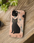 Tough iPhone Case - Black Cats and Dandelions