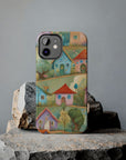 Tough iPhone Case - Joyful Village