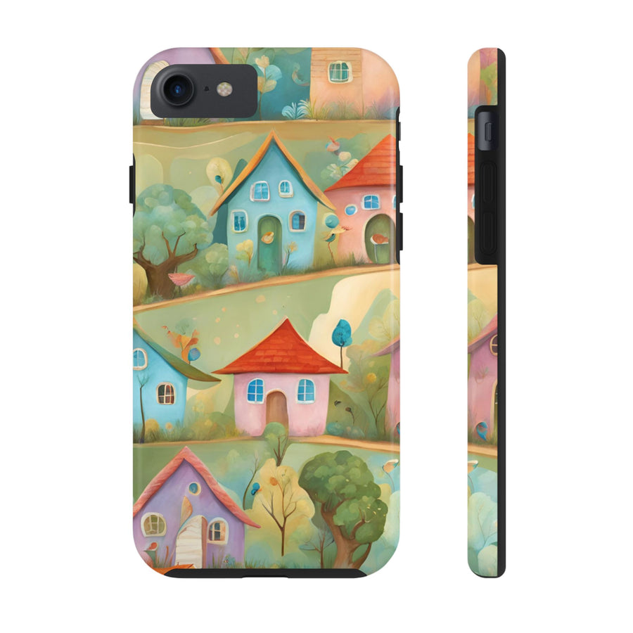 Tough iPhone Case - Joyful Village