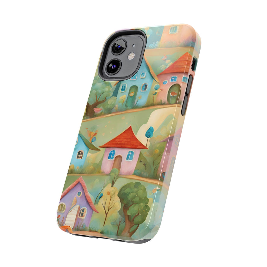 Tough iPhone Case - Joyful Village