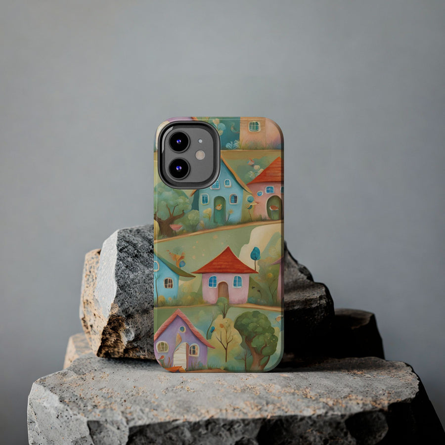 Tough iPhone Case - Joyful Village