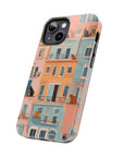 Tough iPhone Case - The Balcony Cat Chronicles