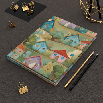 Deluxe Hardcover Journal - Joyful Village