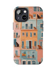 Tough iPhone Case - The Balcony Cat Chronicles