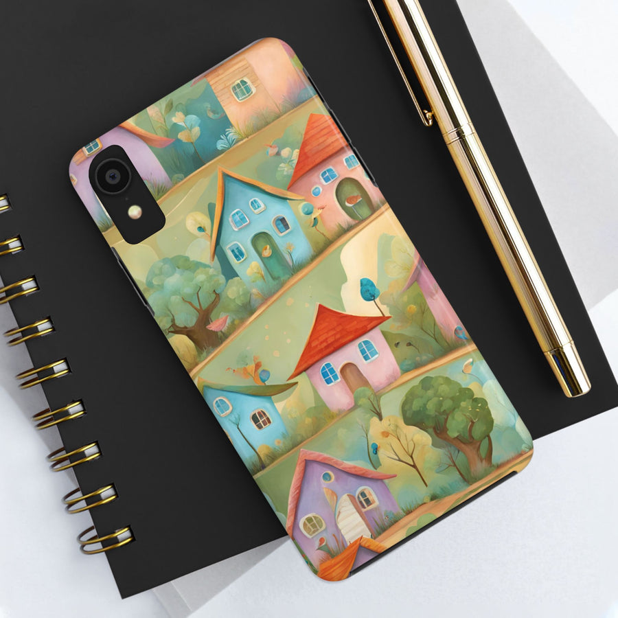 Tough iPhone Case - Joyful Village