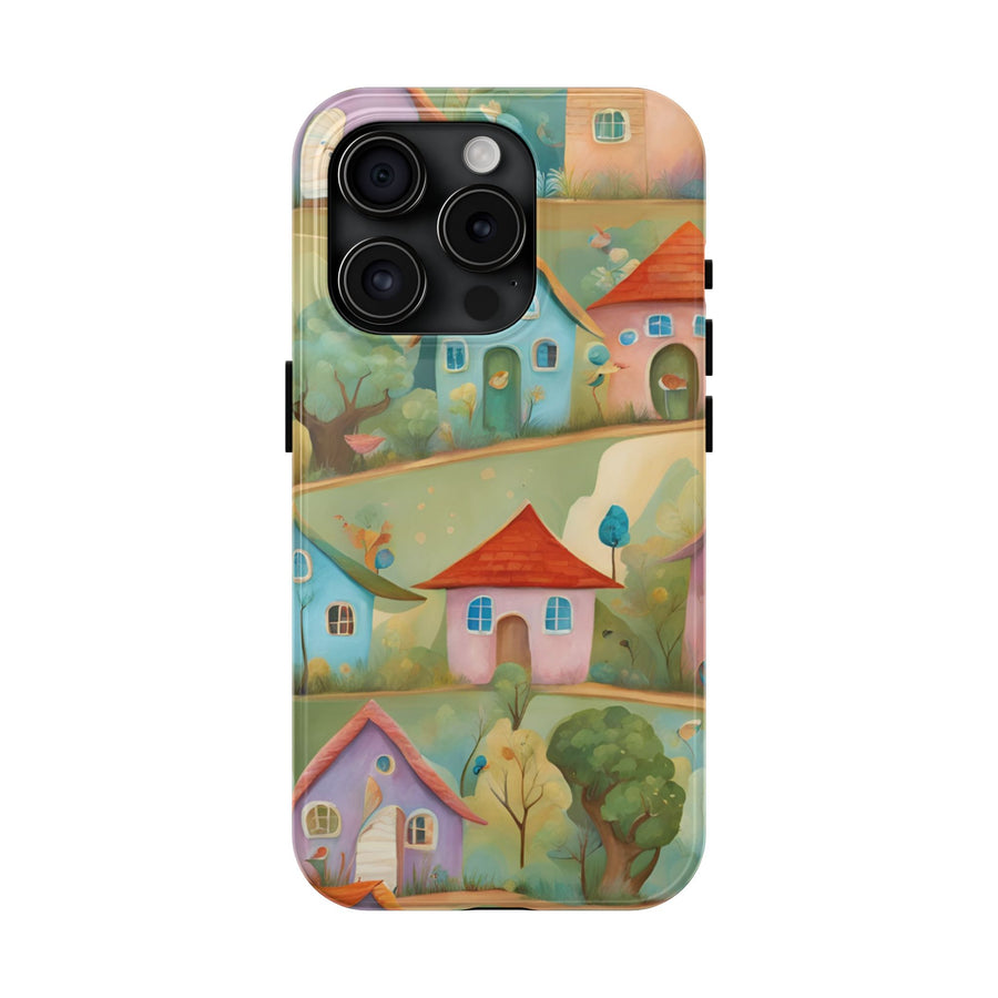 Tough iPhone Case - Joyful Village