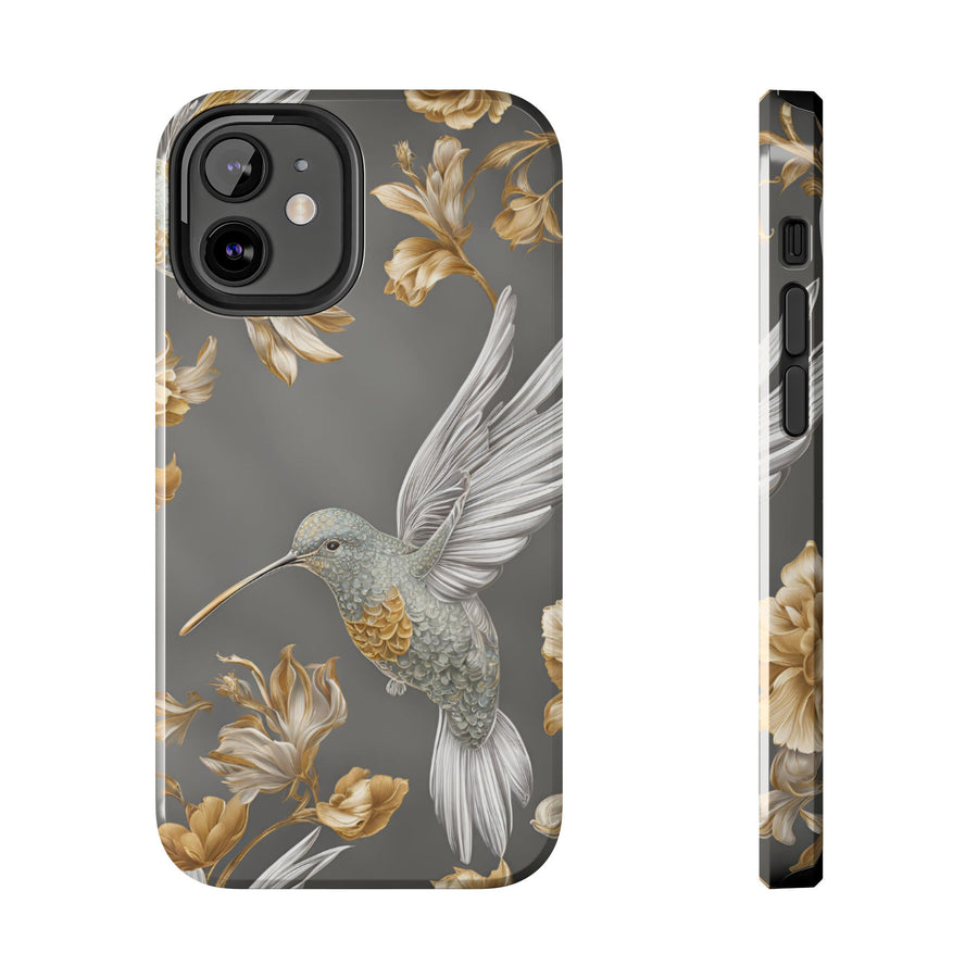 Tough iPhone Case - Flight & Floral Splendor