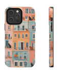 Tough iPhone Case - The Balcony Cat Chronicles