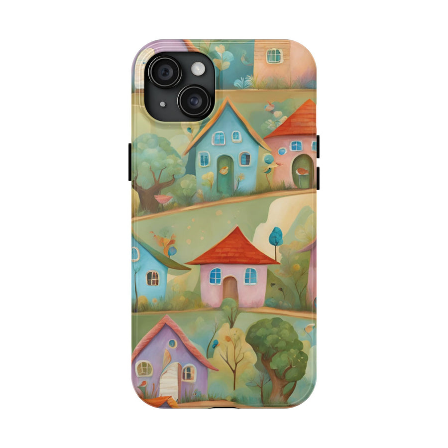 Tough iPhone Case - Joyful Village