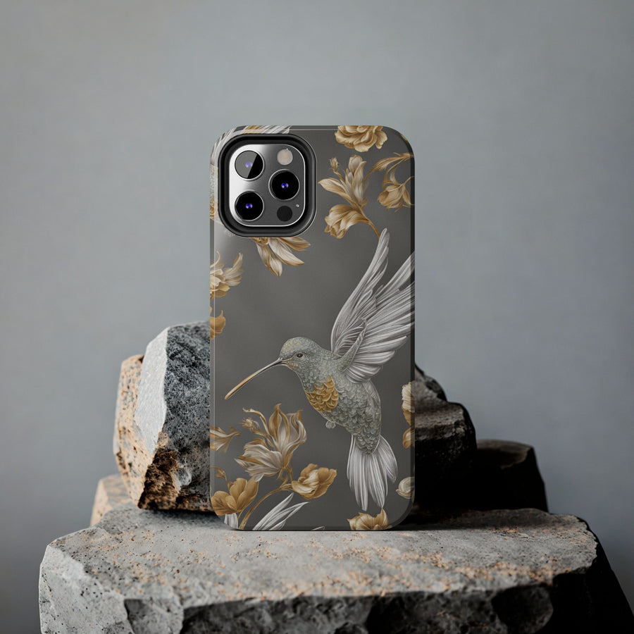 Tough iPhone Case - Flight & Floral Splendor