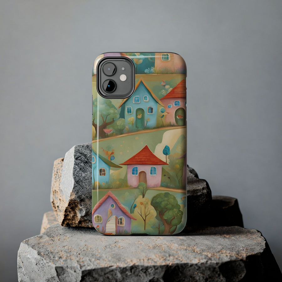 Tough iPhone Case - Joyful Village