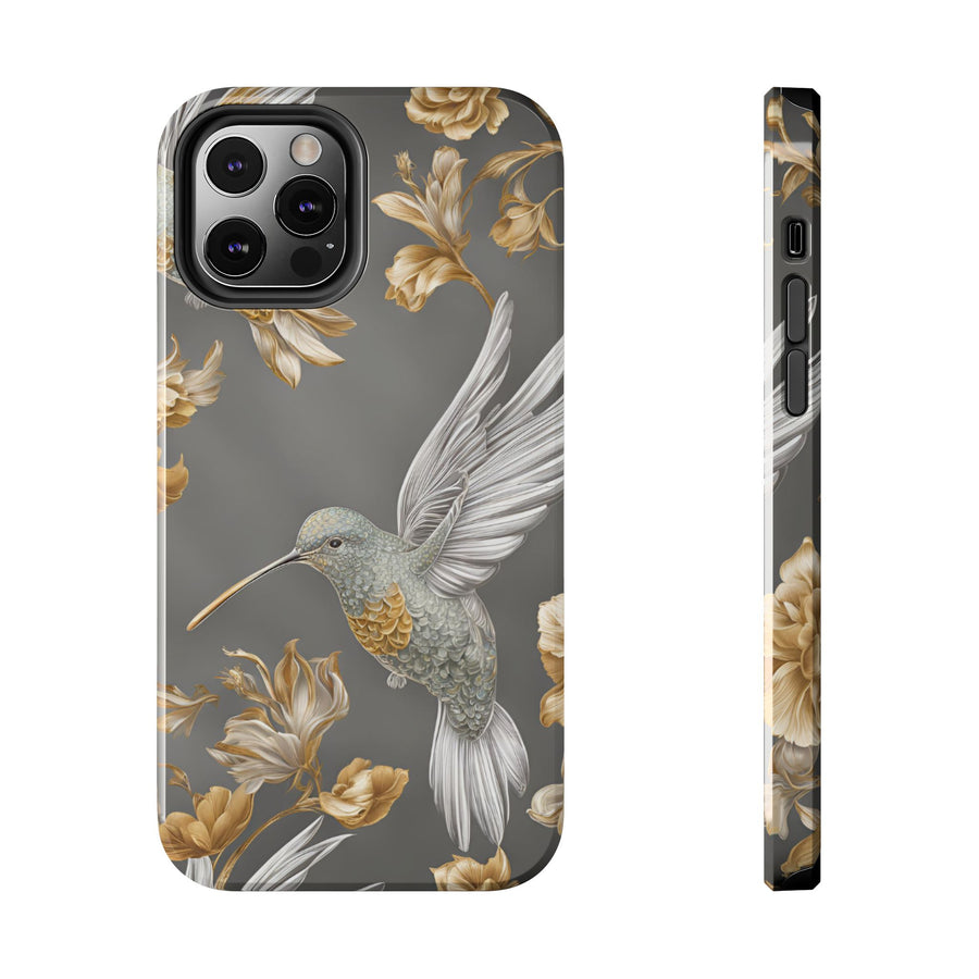 Tough iPhone Case - Flight & Floral Splendor