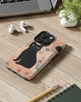 Tough iPhone Case - Black Cats and Dandelions