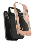 Tough iPhone Case - Black Cats and Dandelions