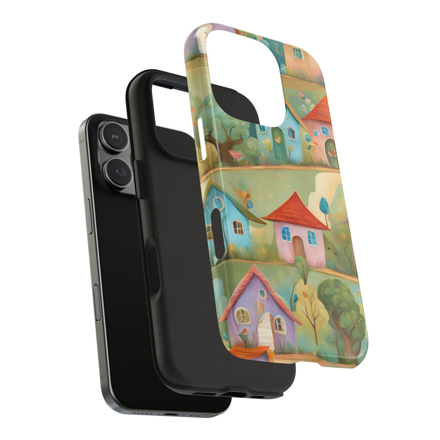 Tough iPhone Case - Joyful Village