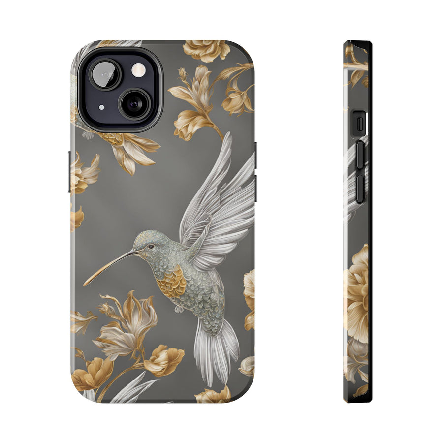 Tough iPhone Case - Flight & Floral Splendor