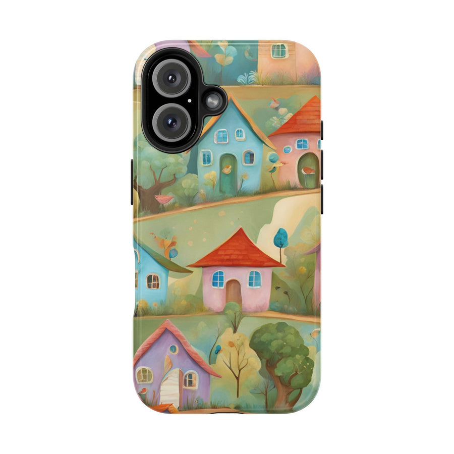 Tough iPhone Case - Joyful Village