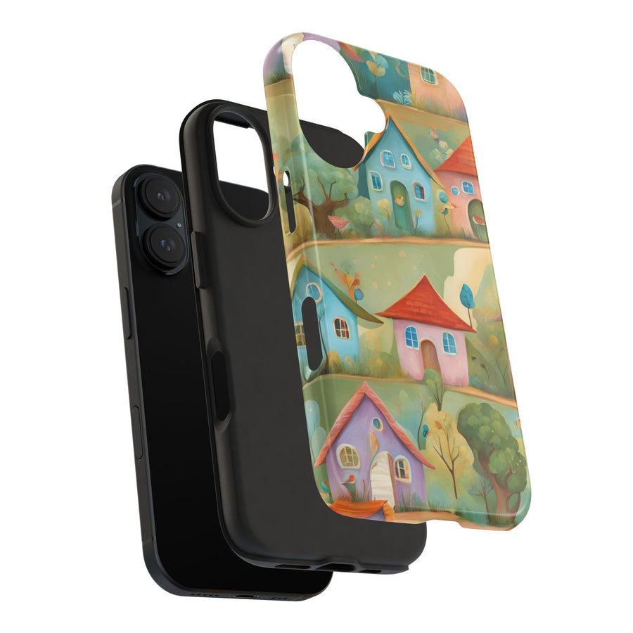 Tough iPhone Case - Joyful Village