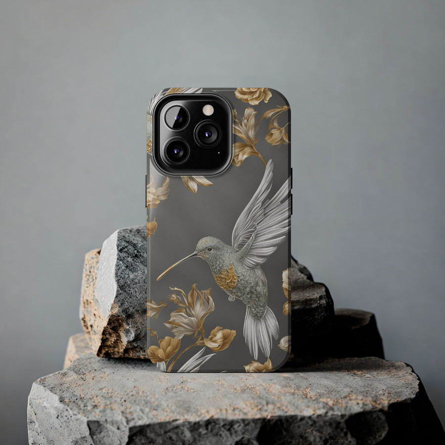 Tough iPhone Case - Flight & Floral Splendor