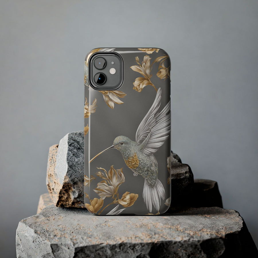 Tough iPhone Case - Flight & Floral Splendor