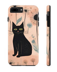 Tough iPhone Case - Black Cats and Dandelions