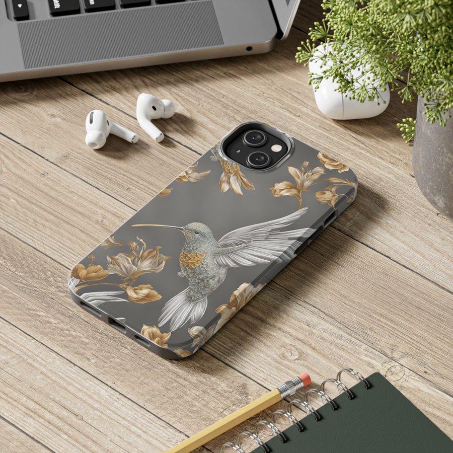 Tough iPhone Case - Flight & Floral Splendor