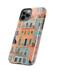 Tough iPhone Case - The Balcony Cat Chronicles