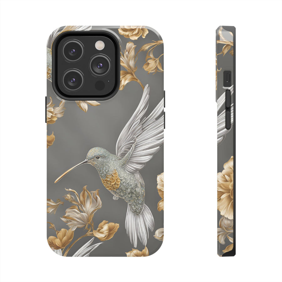 Tough iPhone Case - Flight & Floral Splendor