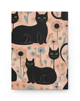 Deluxe Hardcover Journal - Black Cats and Dandelions