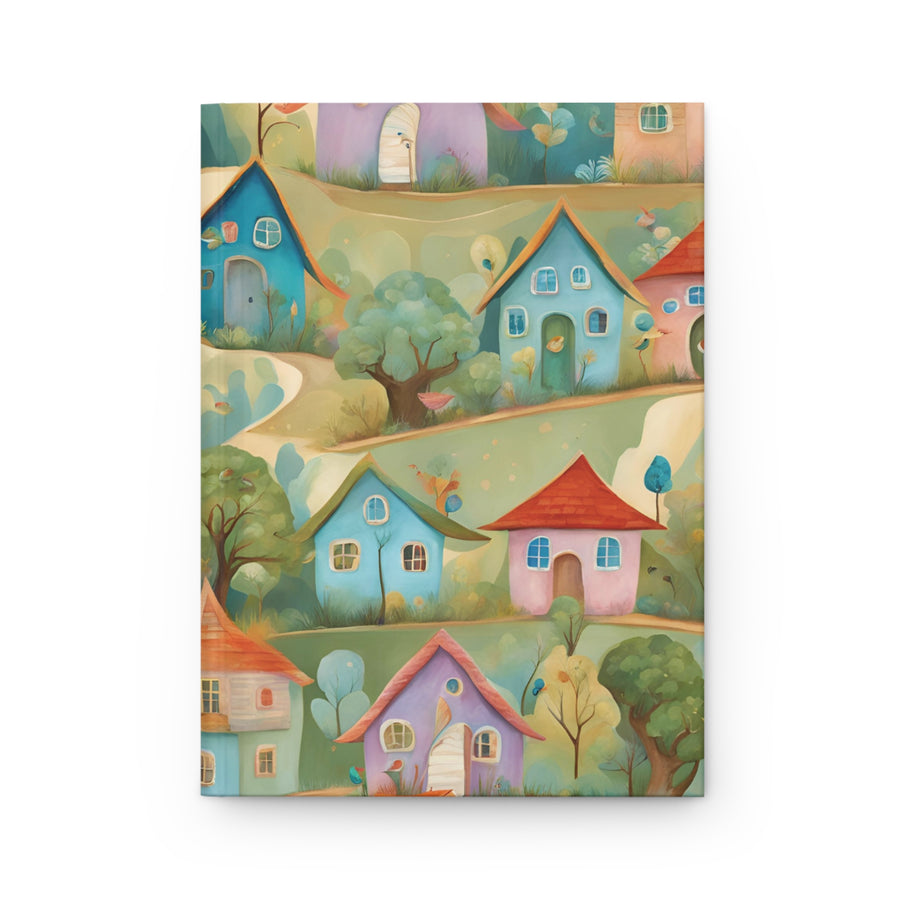 Deluxe Hardcover Journal - Joyful Village