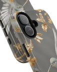 Tough iPhone Case - Flight & Floral Splendor