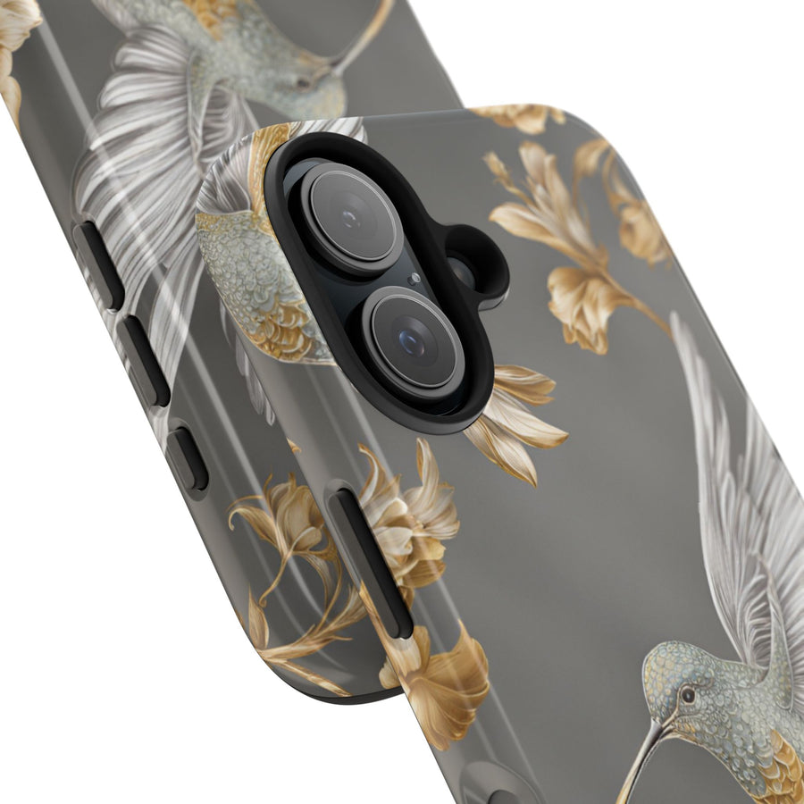 Tough iPhone Case - Flight & Floral Splendor