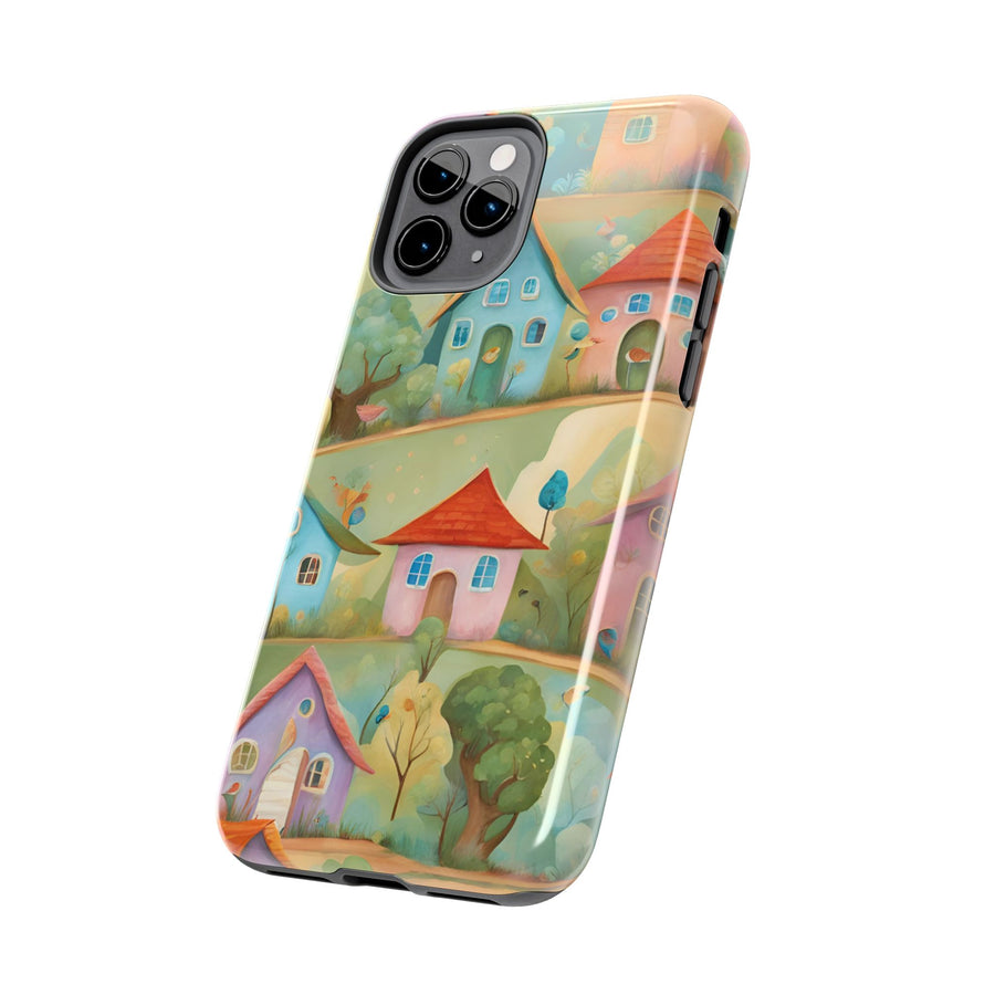 Tough iPhone Case - Joyful Village