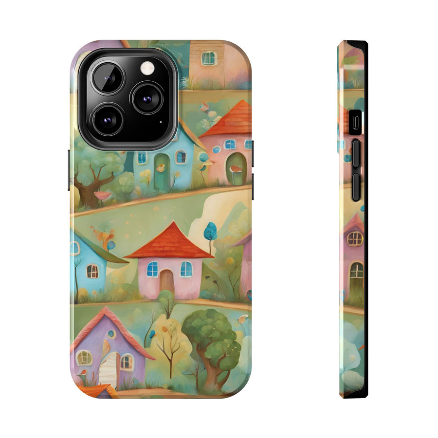 Tough iPhone Case - Joyful Village