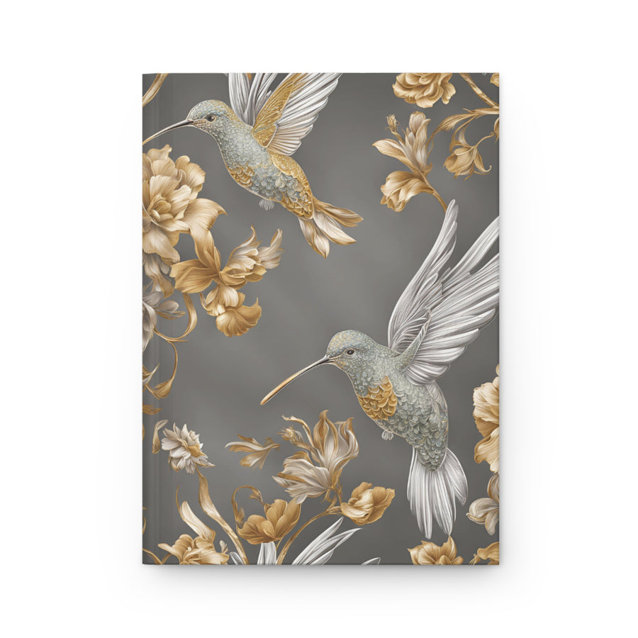 Deluxe Hardcover Journal - Flight & Floral Splendor